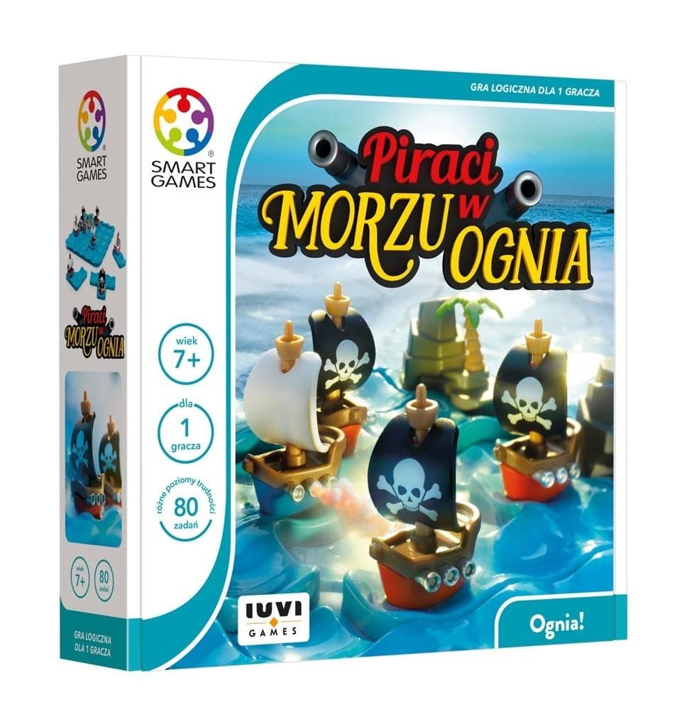 Smart Games Piraci w Morzu Ognia Gra Logiczna IUVI Games