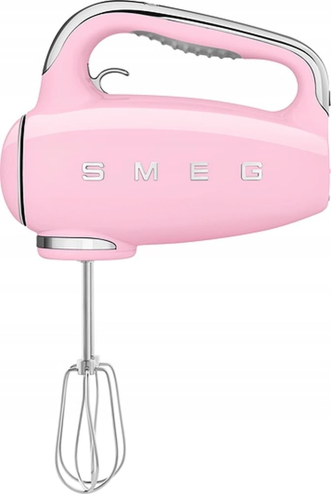 Smeg HMF01PKEU Mikser ręczny w stylu retro lat 50., różowy
