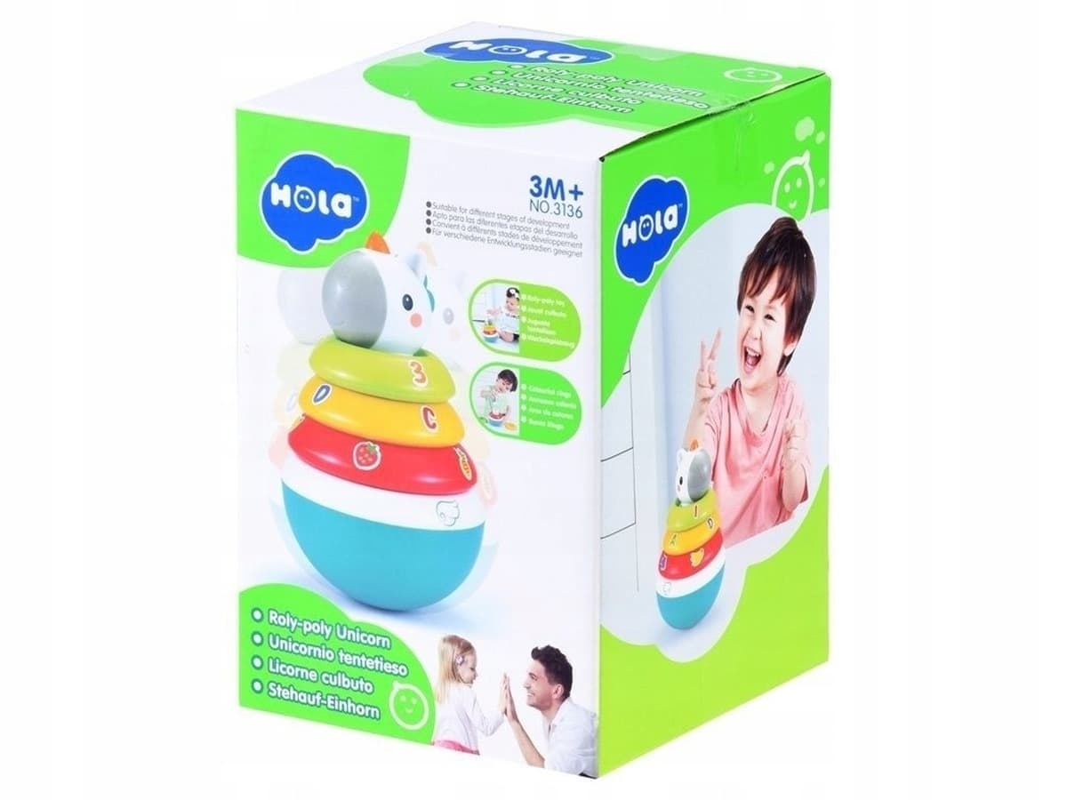 Smily Play Piramidka Wańka Wstańka dla dzieci Hola SN787