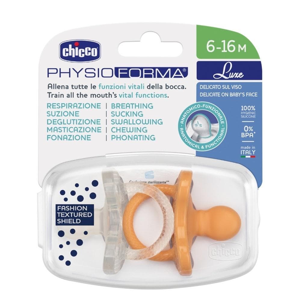 Smoczek uspokajający Chicco PhysioForma Soft Luxe 2 sztuki 6-16m