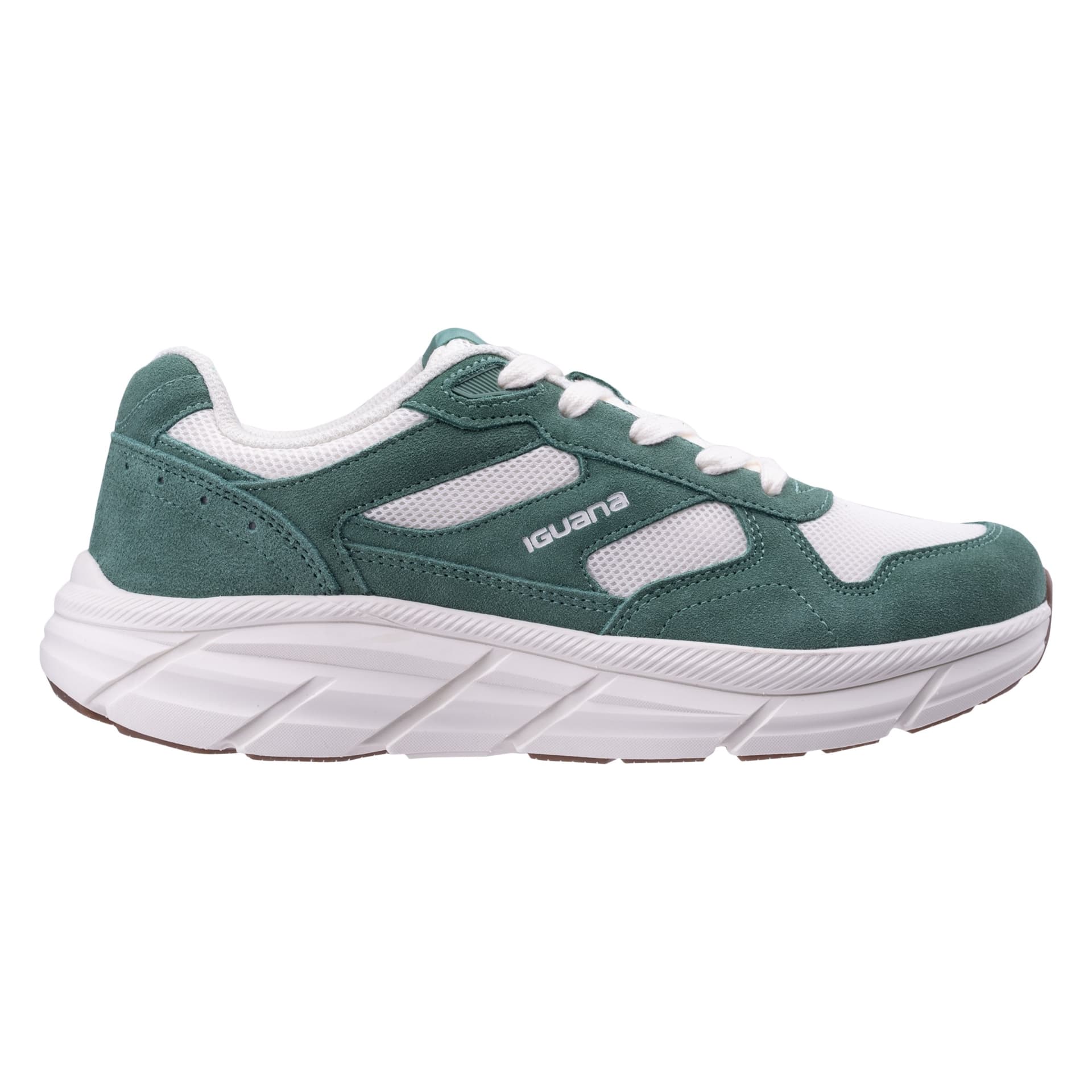 Sneakersy męskie Iguana Cumulus zielono-białe