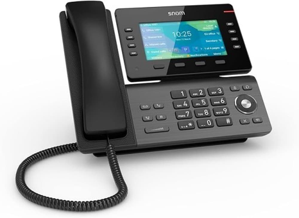 Snom D862 Czarny Telefon VoIP z Wyświetlaczem LCD