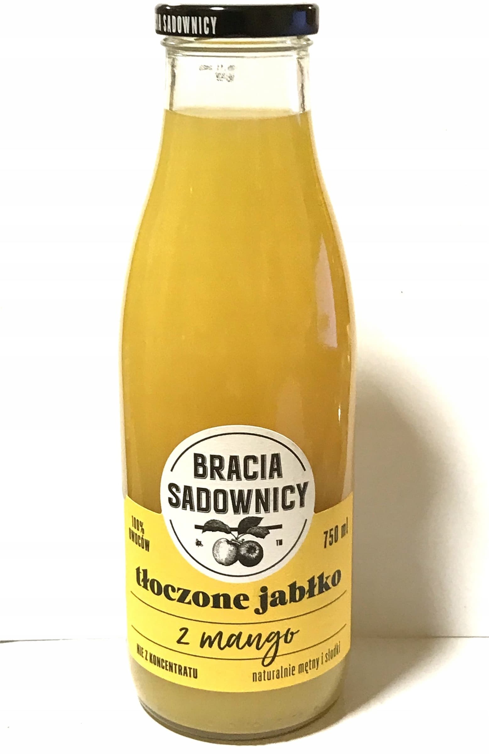 Bracia Sadownicy sok tłoczony 750 ml jabłko z mango