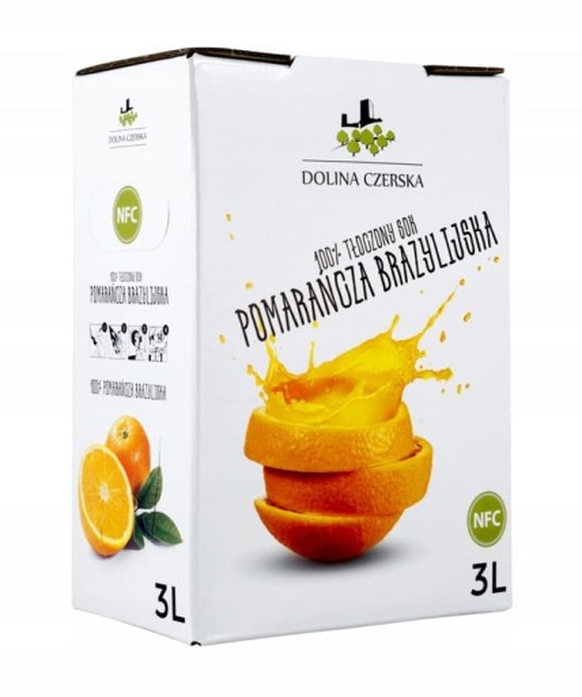 Sok NFC pomarańczowy 100% Dolina Czerska 3L