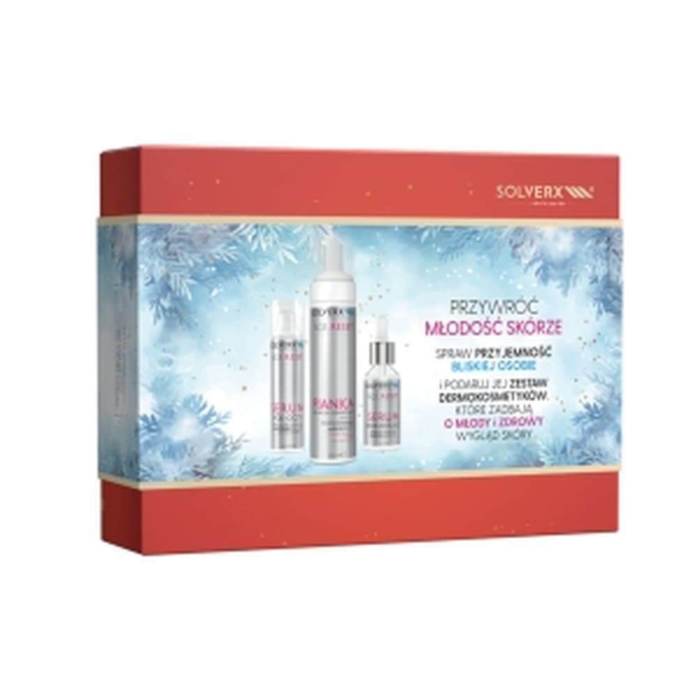 Solverx Zestaw Pielęgnacyjny PMS Serum x2 + Pianka