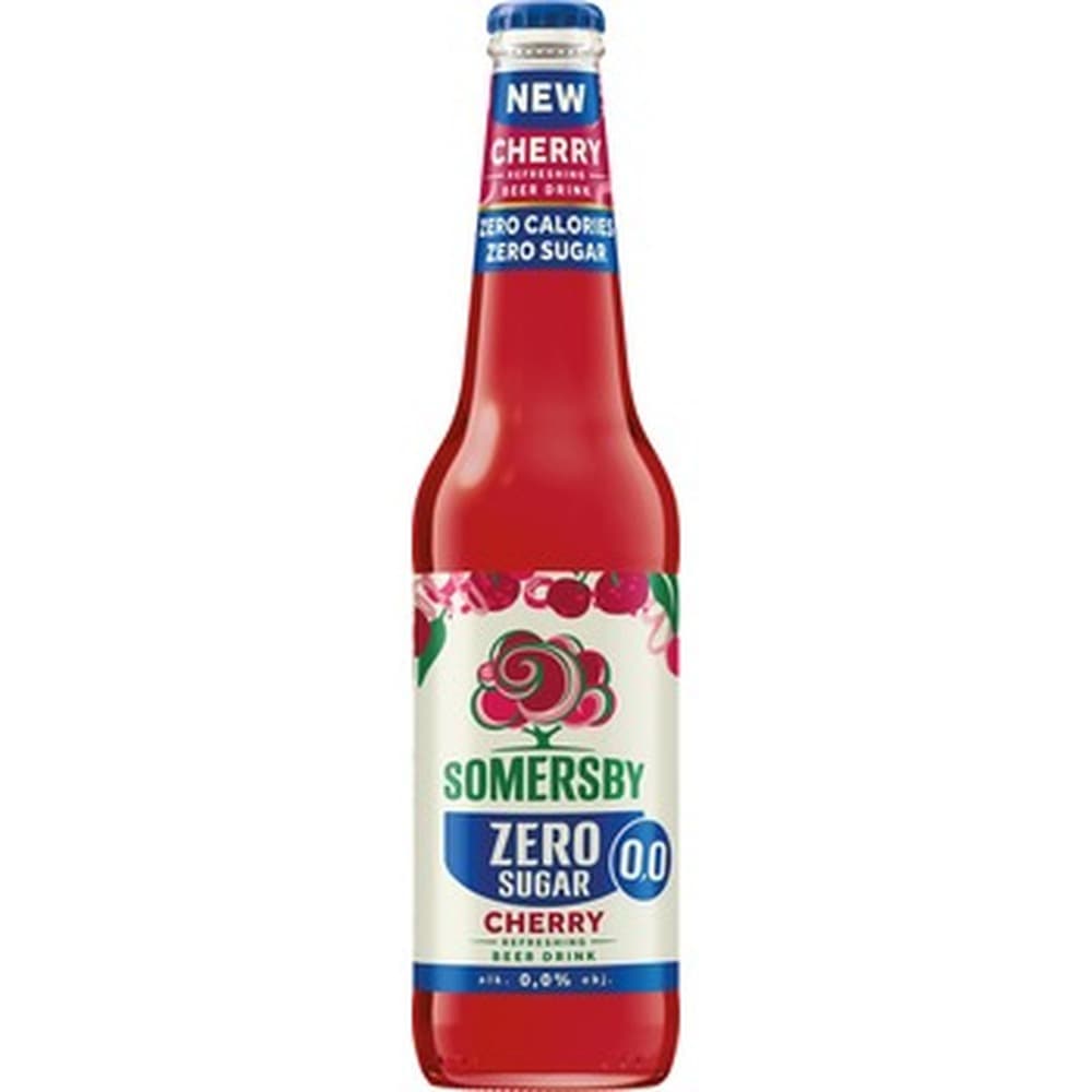 Somersby Zero Cherry 0% 400 ml, butelka bezzwrotna
