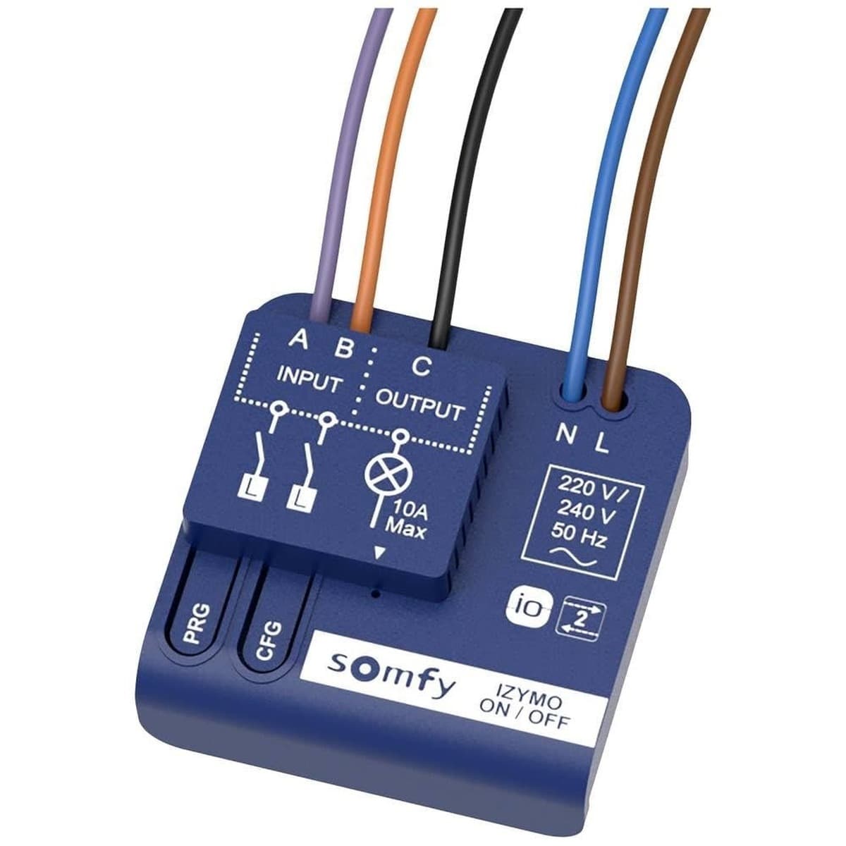Somfy 1822649 - Odbiornik światła io AN/AUS Izymo TaHoma (Switch) kompatybilny