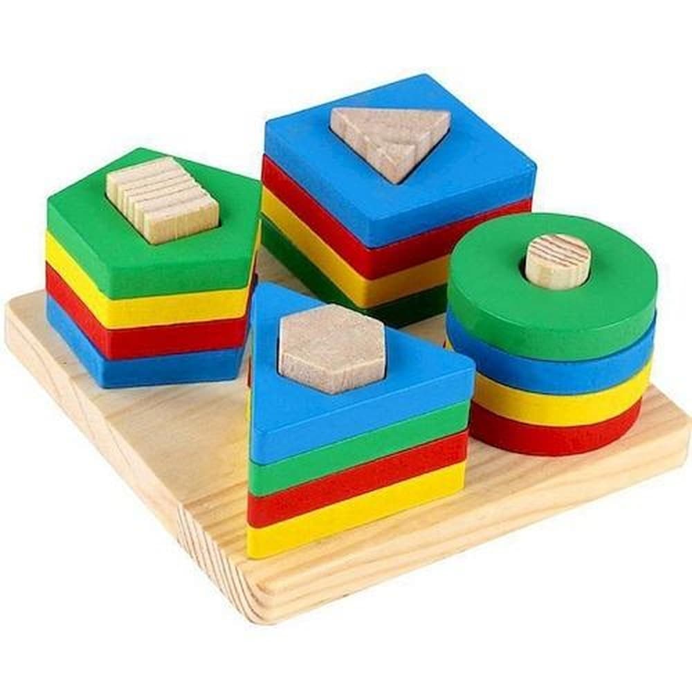 Sorter drewniany edukacyjny dla dzieci Smily Play
