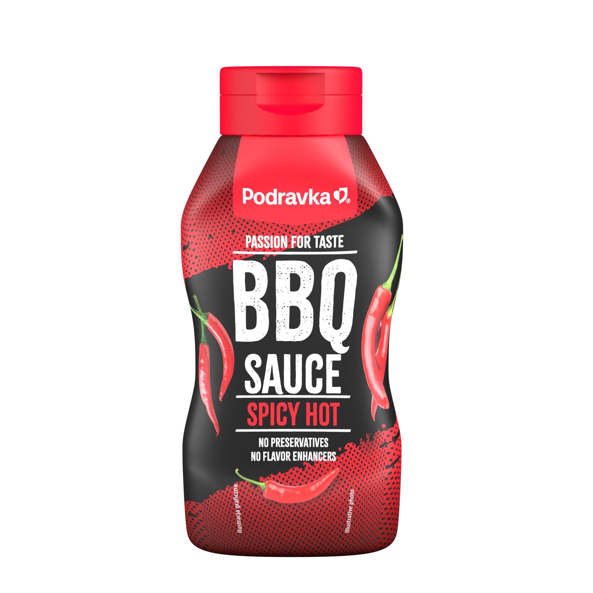 Podravka Sos BBQ z chili średnio ostry 345g