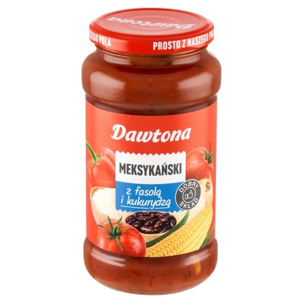 Sos meksykański z kukurydzą i fasolą 520g Dawtona