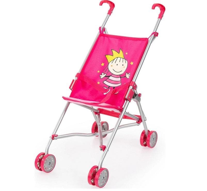 Wózek spacerowy dla lalek Prinzessin z paskiem bezpieczeństwa