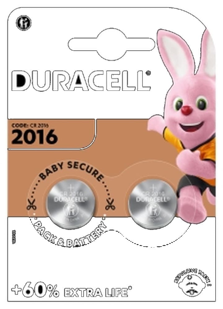 Bateria litowa Duracell 2016 2 szt.