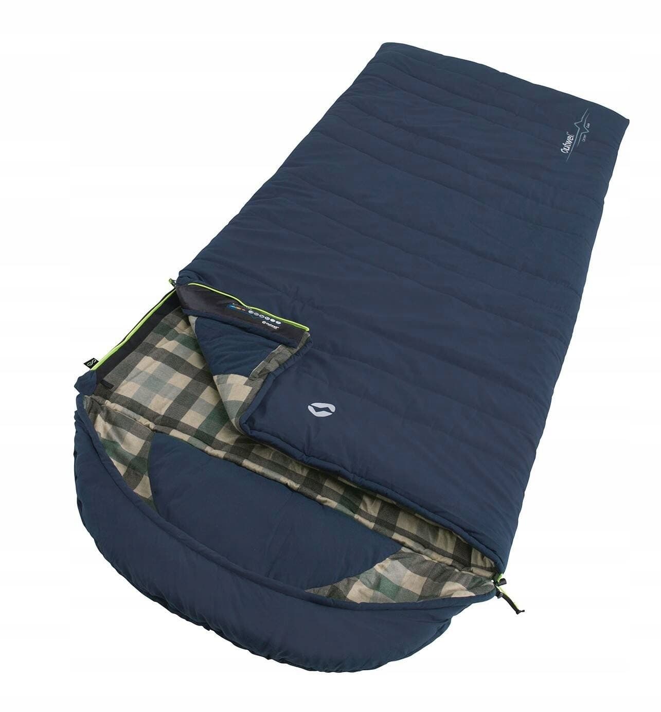 Śpiwór syntetyczny Outwell Camper Supreme (200 cm) - blue, lewy