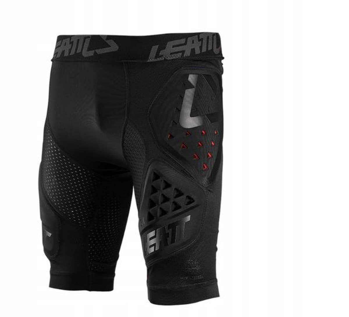 Spodenki ochronne LEATT Impact Shorts 3DF 3.0, czarne, rozmiar L