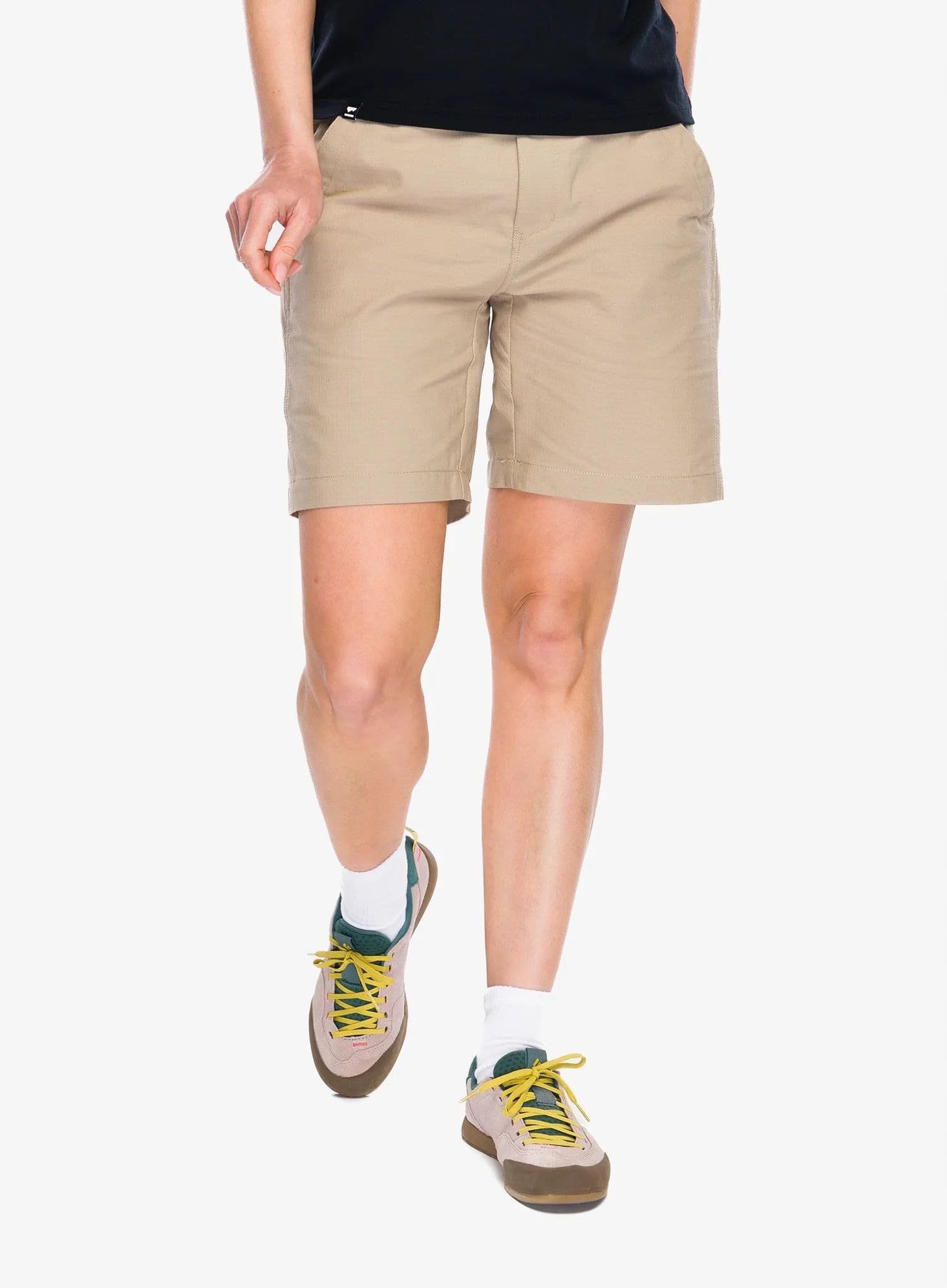 Spodenki turystyczne Mons Royale Escapade Shorts - dark olive, rozmiar M