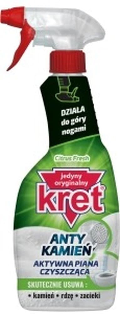 Spray do czyszczenia łazienki Kret Anty Kamień Citrus Fresh 500ml