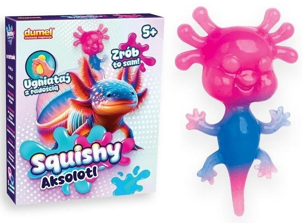 Squishy Aksolotl Zabawka Antystresowa dla Dzieci Dumel