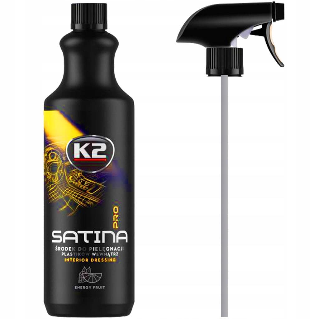 K2 SATINA PRO 1L energy fruit dressing do pielęgnacji plastików