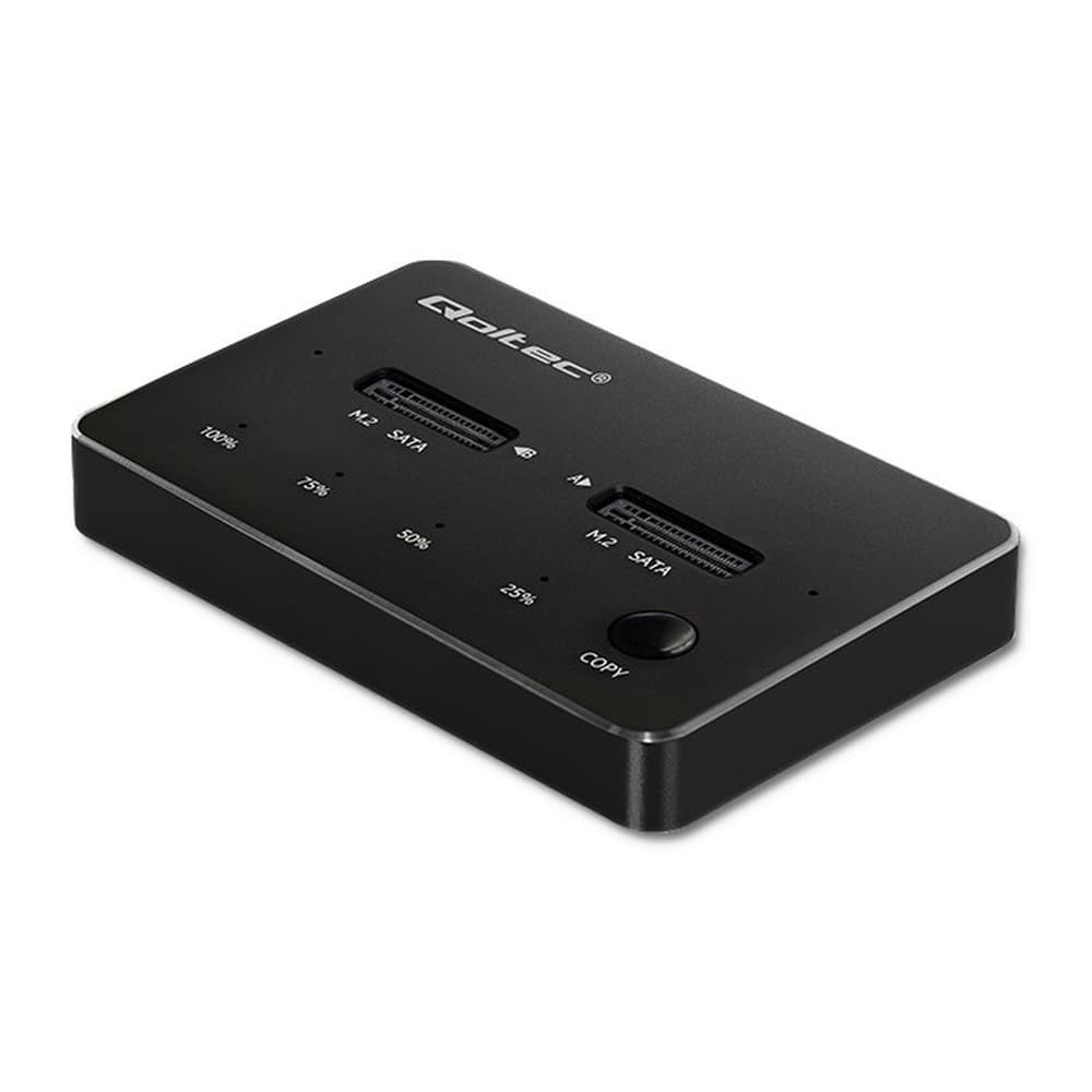 Stacja dokująca do dysków 2x SSD M.2 SATA NGFF USB Typ C