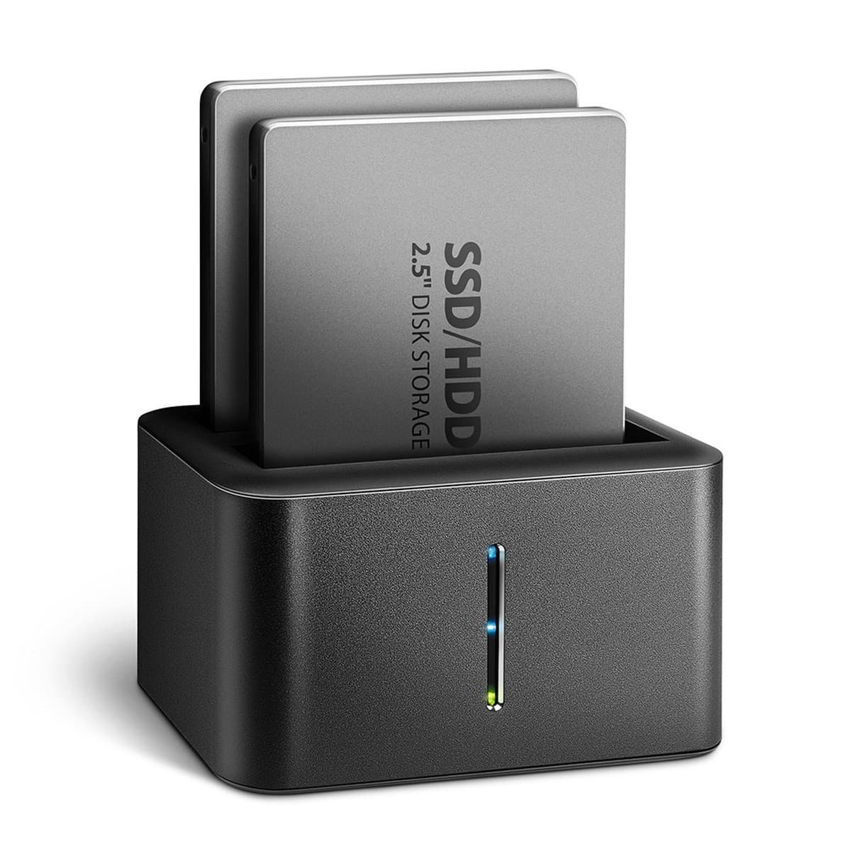 Stacja dokująca do dysków SSD SATA 2.5" z funkcją klonowania Dual SSD - USB 3.2 Gen 1