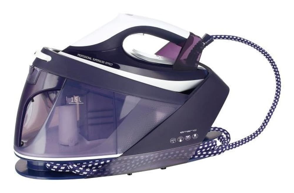 Stacja parowa Emerio 2200 W 1,5 l płyta ceramiczna fioletowy, biały