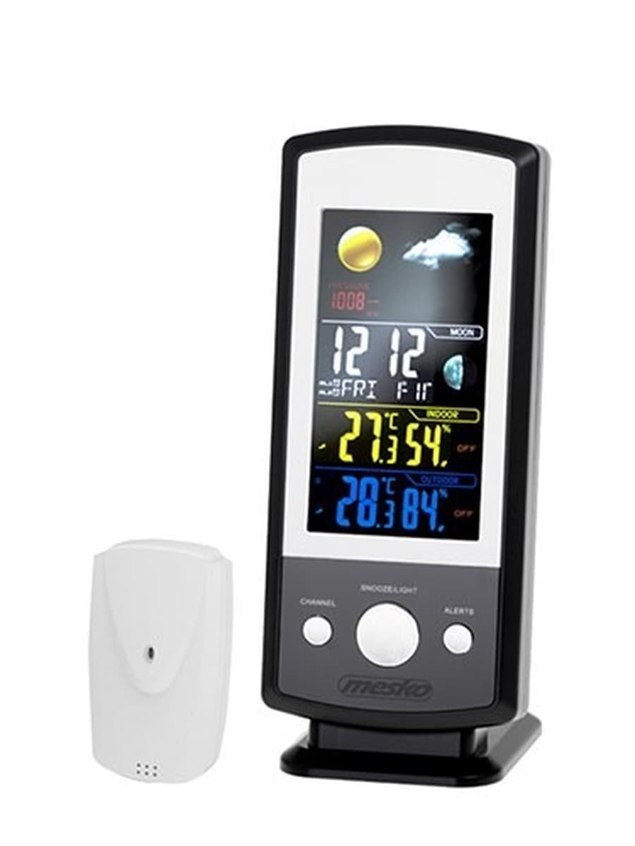 Stacja pogodowa Cyfrowa MESKO MS 1177 z Wyświetlaczem LCD Kolorowym