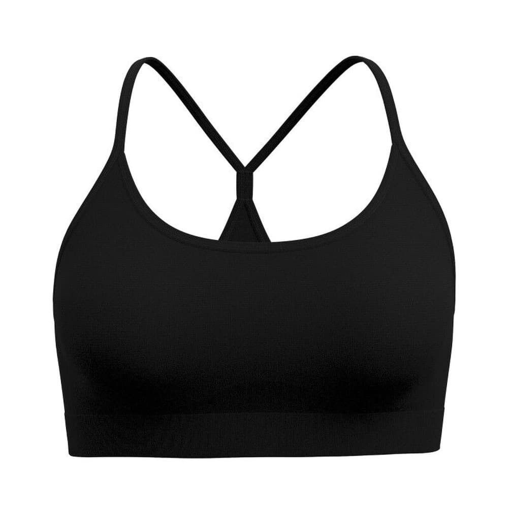 Stanik sportowy Smartwool Merino Blend Bralette - czarny, rozmiar S