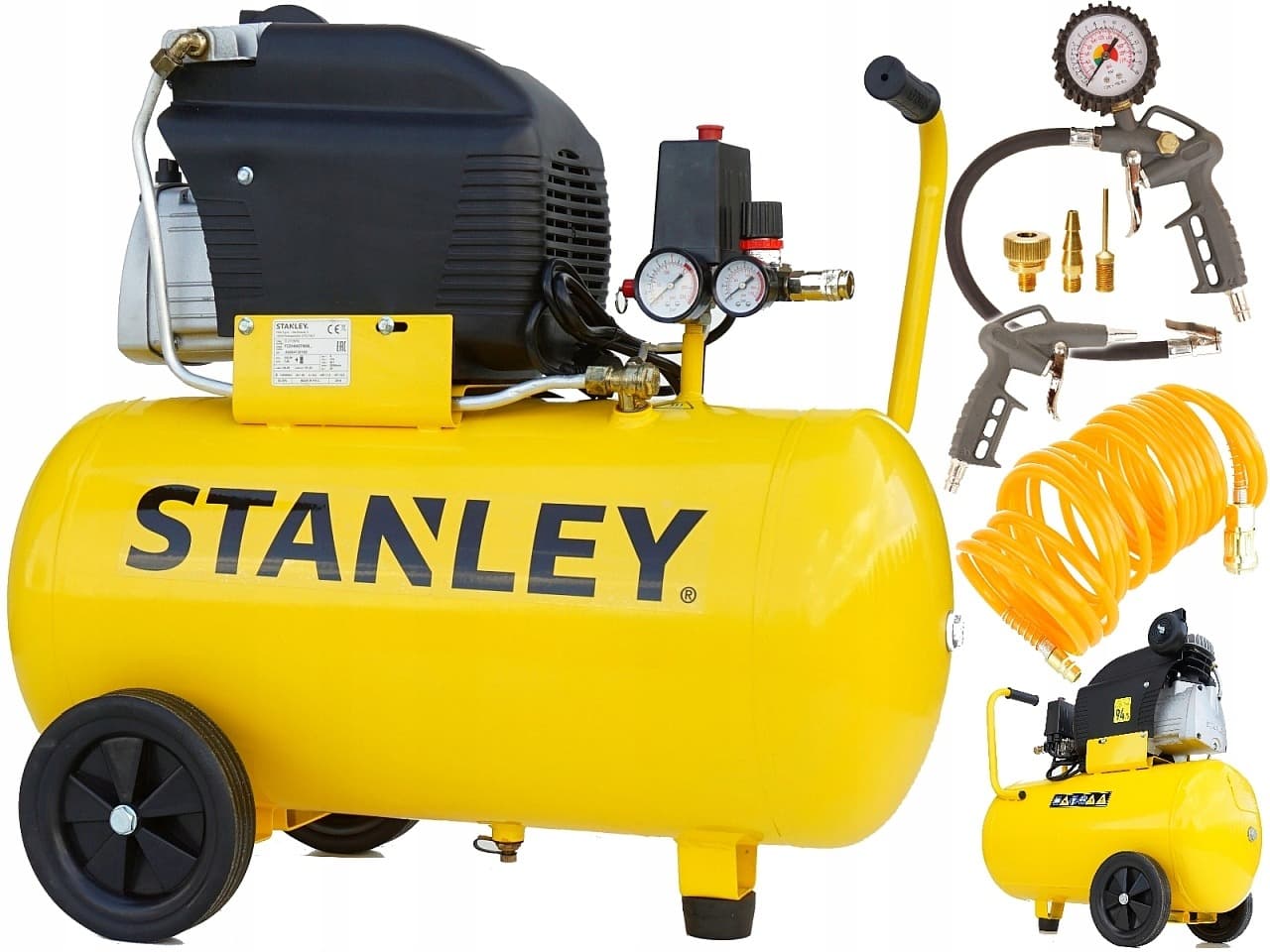 Stanley Sprężarka olejowa 50 l, 1500 W, 8 bar