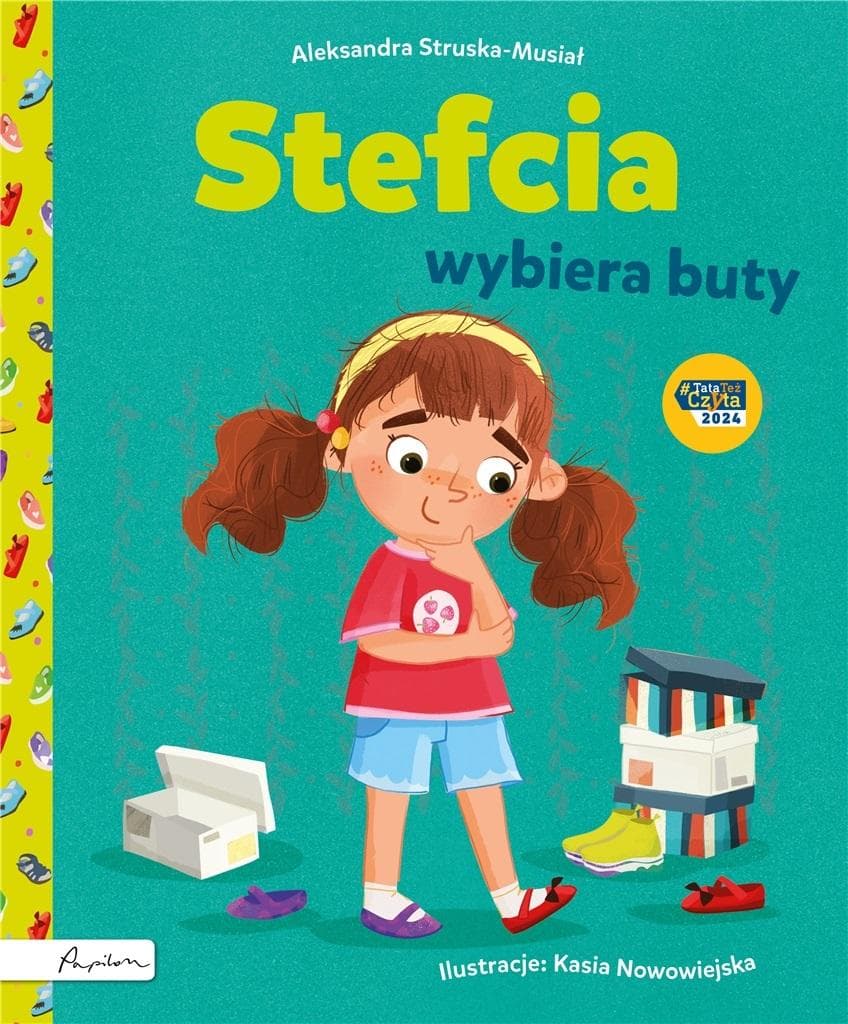 Stefcia wybiera buty - książka dla dzieci o emocjach