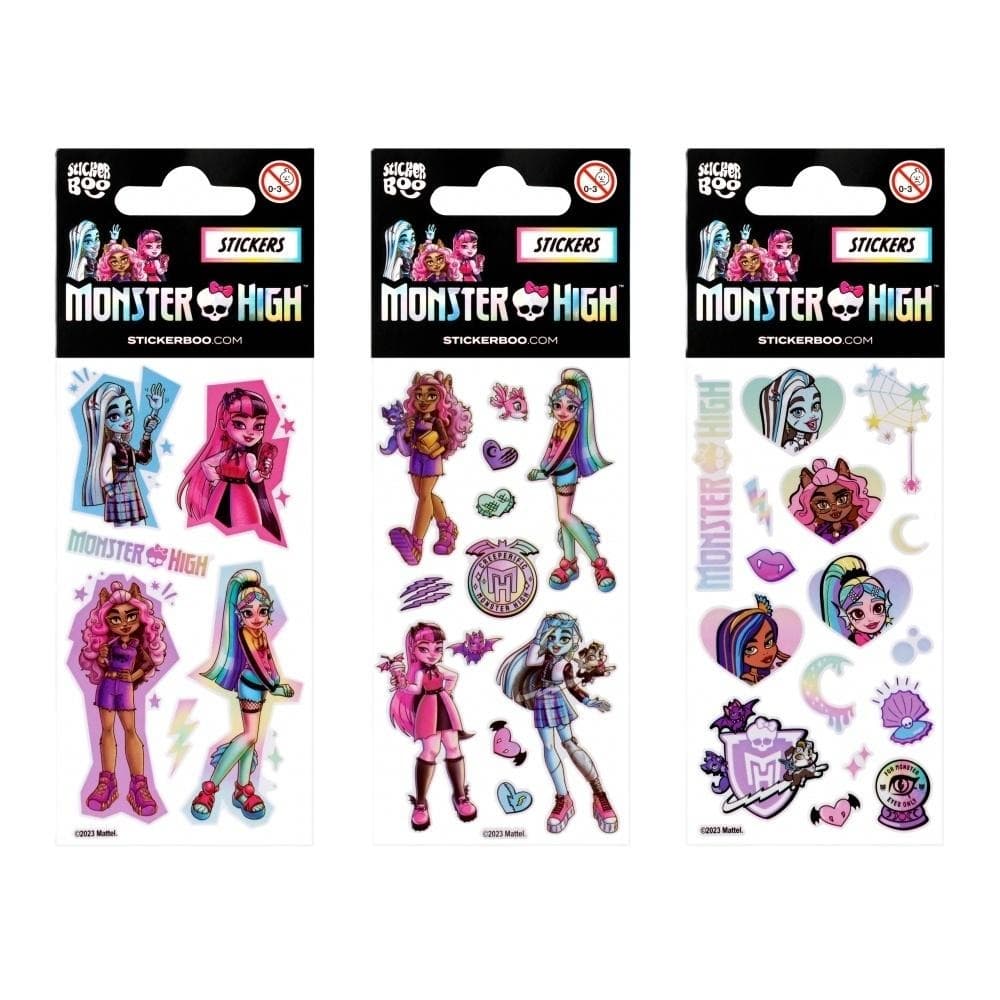 Sticker Boo Naklejki Monster High Mix Wzorów