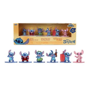 Stitch Jada figurki metalowe 4 cm kolekcjonerskie 6 sztuk