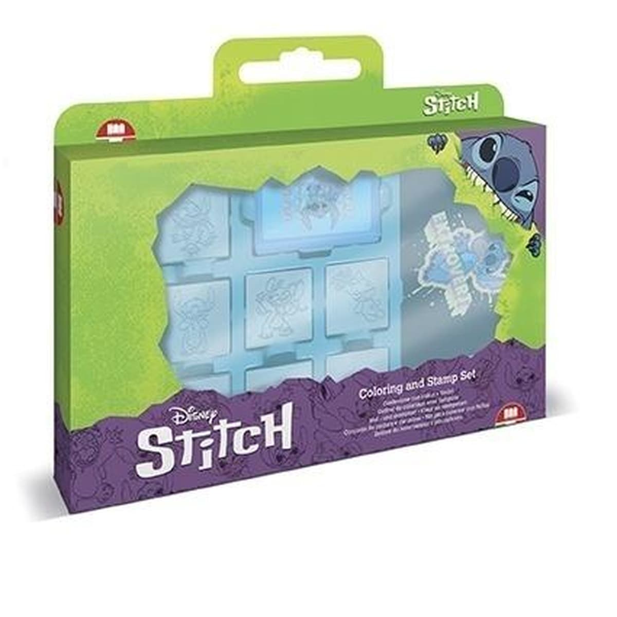 Stitch Zestaw Pieczątek w Walizce