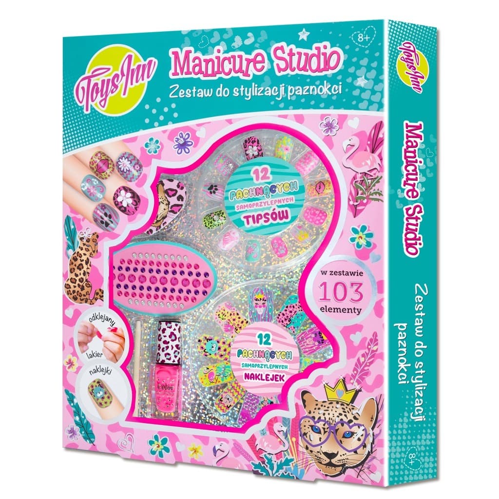 Stnux Manicure Studio Pantera zestaw do stylizacji paznokci dla dzieci 8+