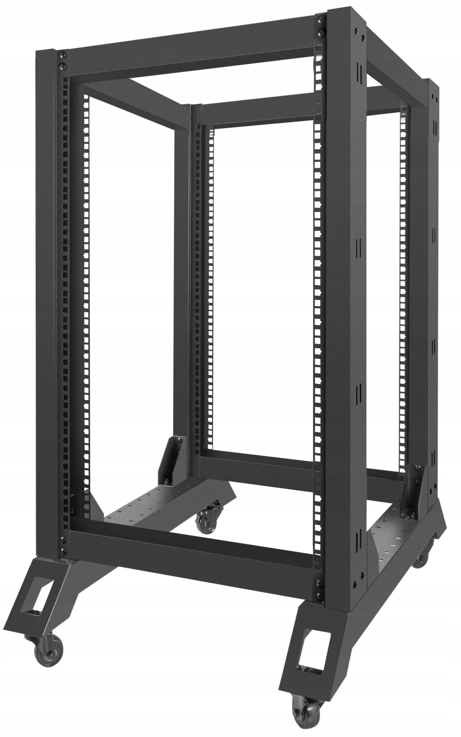 Stojak Rack Lanberg 18U 600x800 mm Czarny