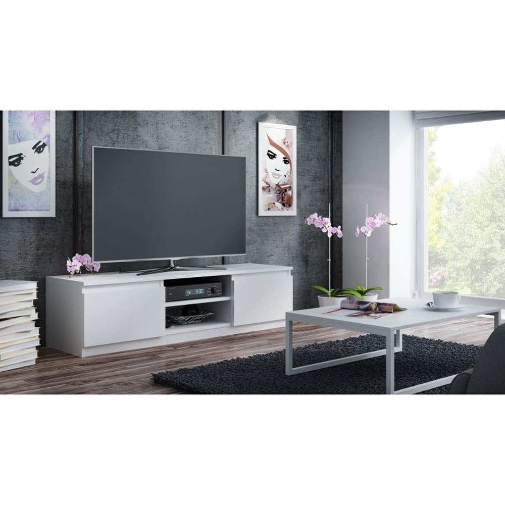 RTV Malwa 140 cm biały