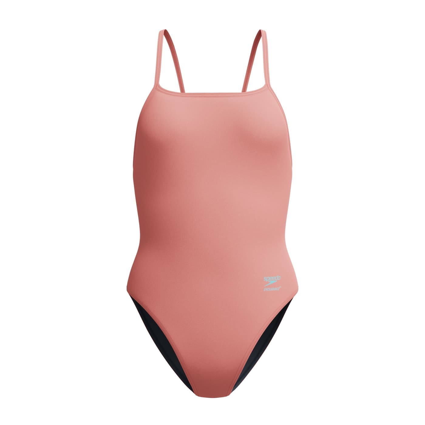 Strój kąpielowy damski Speedo Fl Solid Web Back jasnopomarańczowe