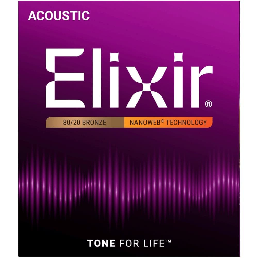 Struny do gitary akustycznej Elixir 11002 Extra Light 10-47 NW