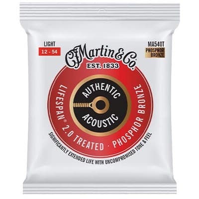 Struny do gitary akustycznej Martin MA540T Light (12-54)