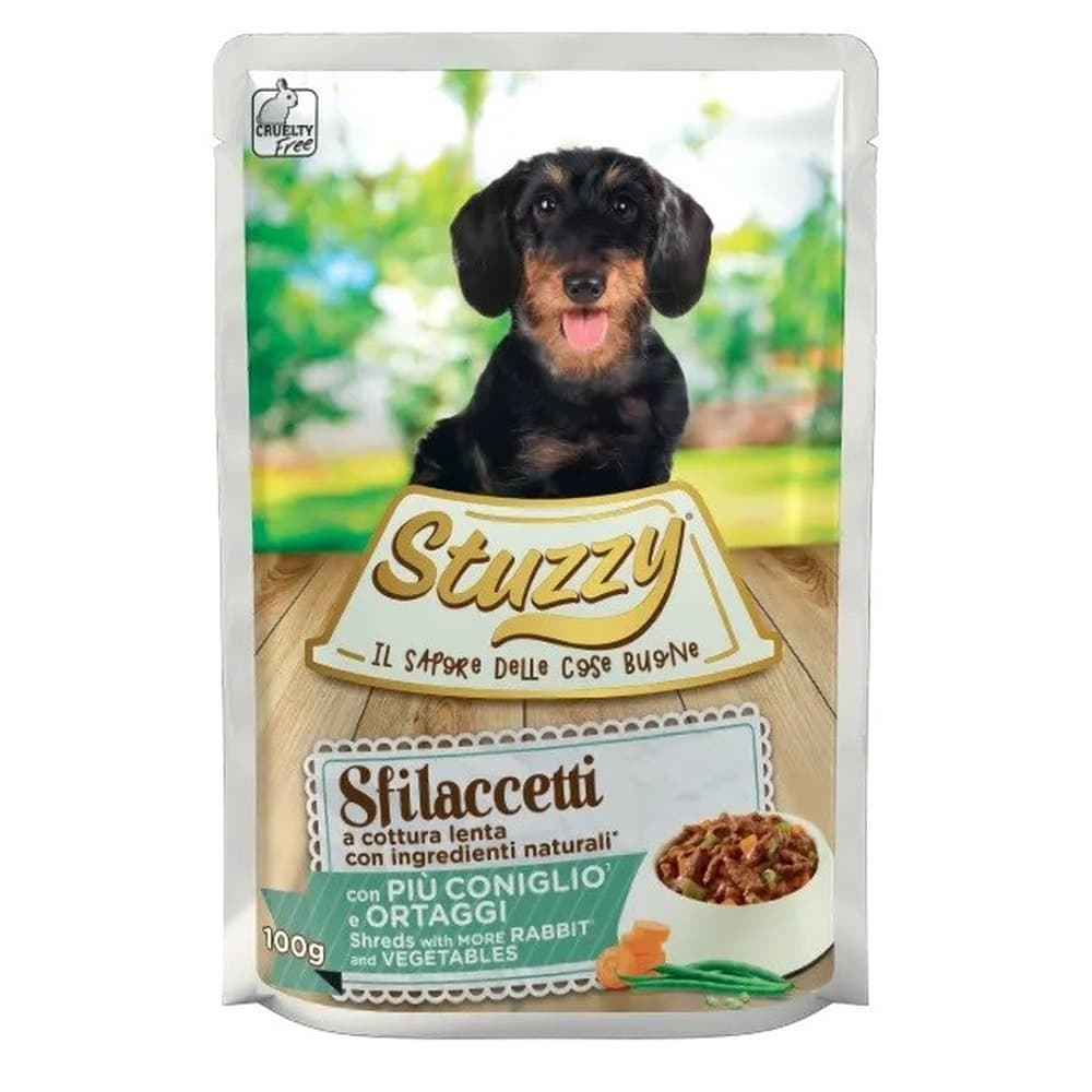 Stuzzy Adult Shreds Królik Warzywa dla psów 100 g