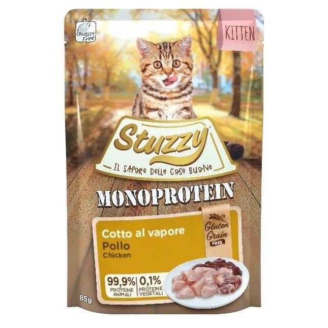 Monoproteinowa karma dla kociąt Stuzzy Kurczak 85g