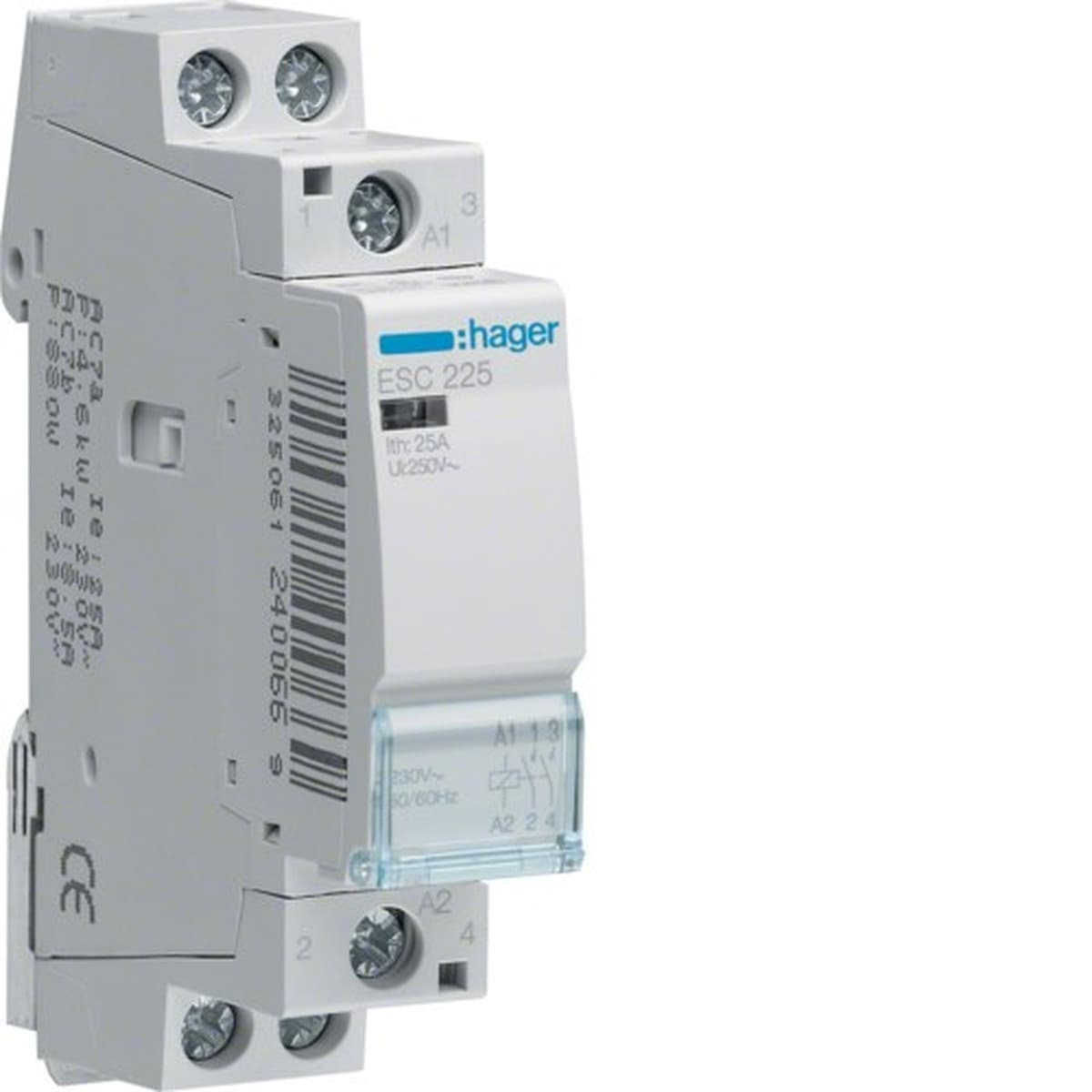 Stycznik modułowy ESC225 25A 2Z 1M 230V AC