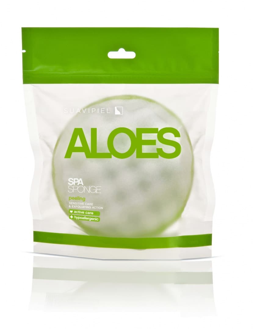 Suavipiel Gąbka Aloes Spa - Delikatne oczyszczanie i masaż