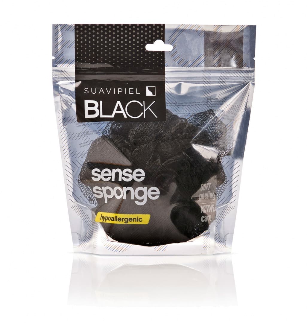 Suavipiel Gąbka do kąpieli Black Men Sense - masaż i relaks