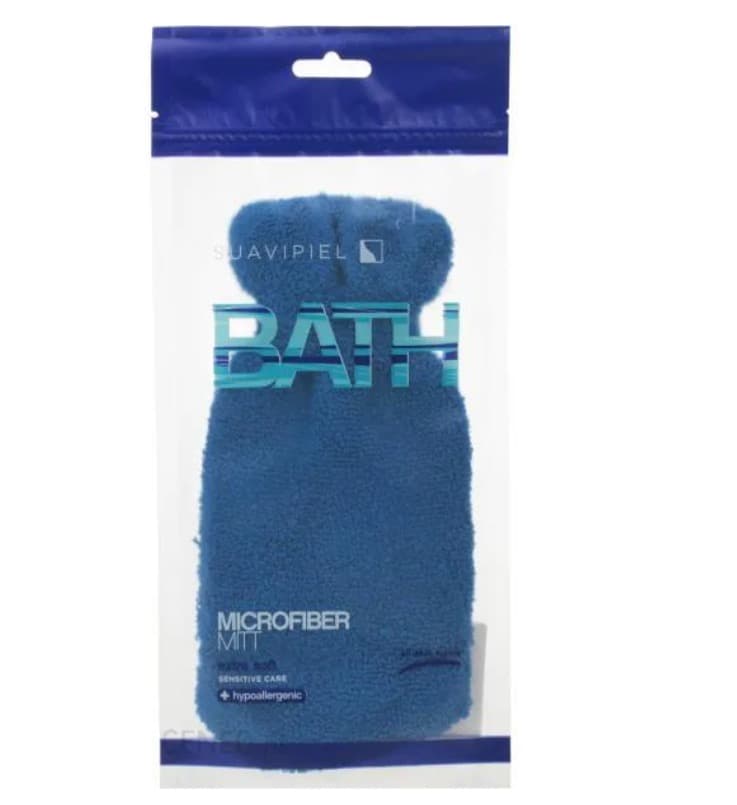 Suavipiel Rękawica kąpielowa Microfiber - Extra Delikatna, dla wrażliwej skóry