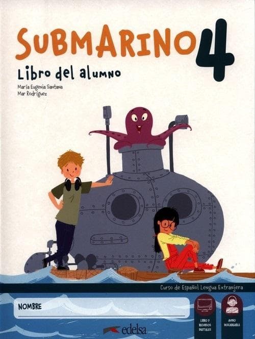 Submarino 4 podręcznik + ćwiczenia + online - język hiszpański dla dzieci