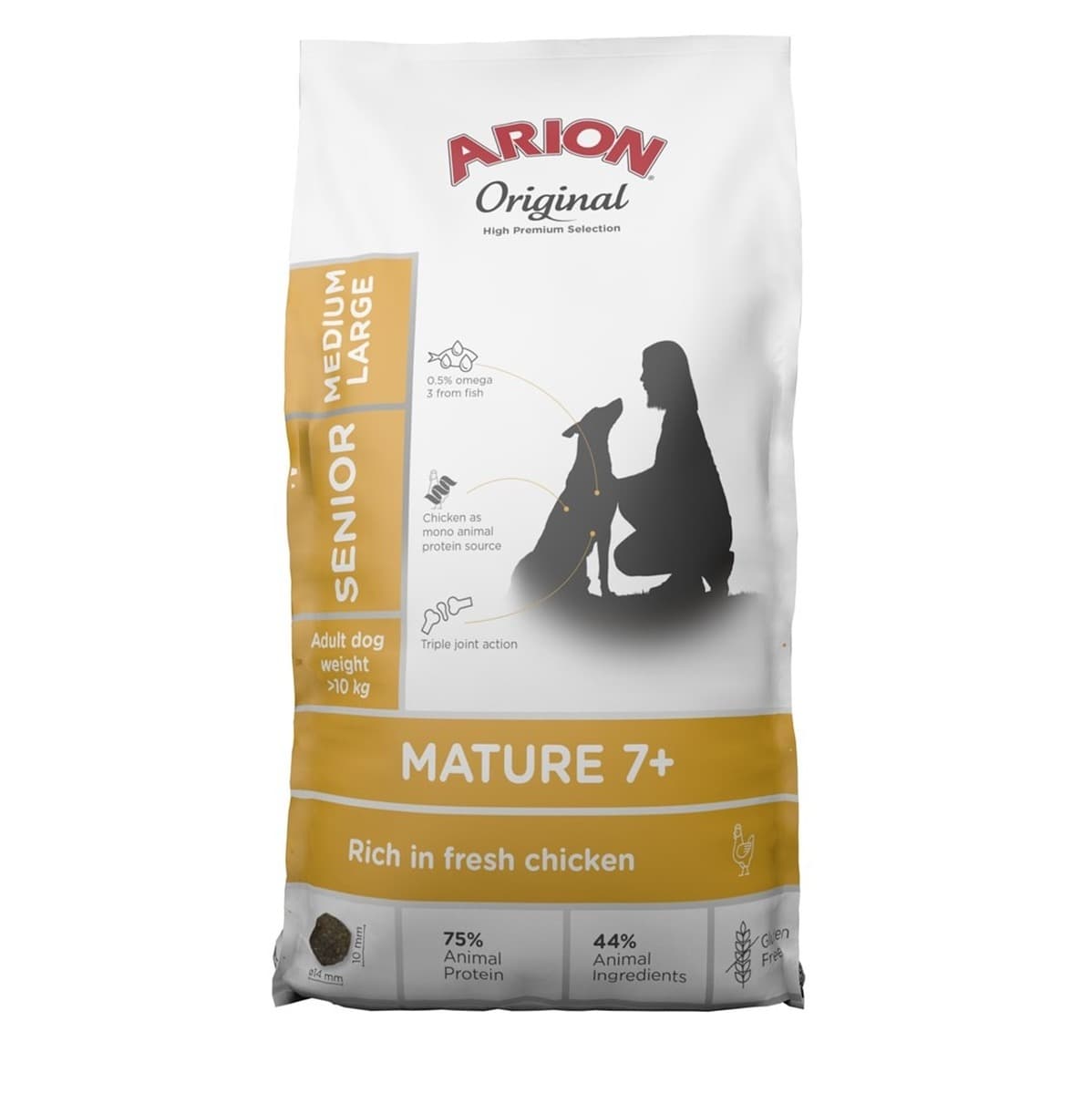 Sucha karma dla psa Arion Original Mature 7+ Med/Large 12 kg