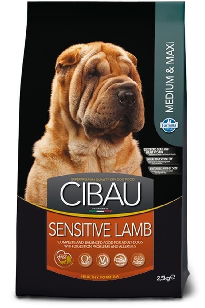 Sucha karma dla psa Farmina Cibau Sensitive Lamb Medium i Maxi 14 kg