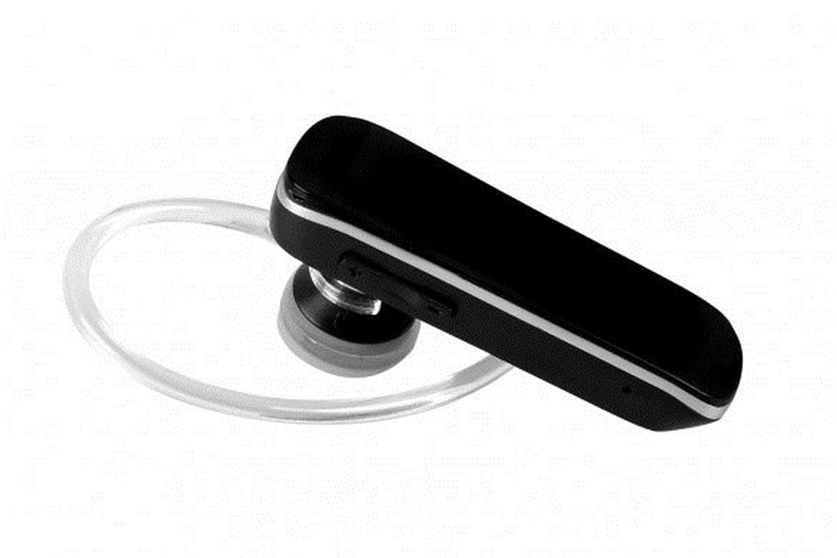 Słuchawka douszna Bluetooth IBOX BH4 z mikrofonem czarna 150h