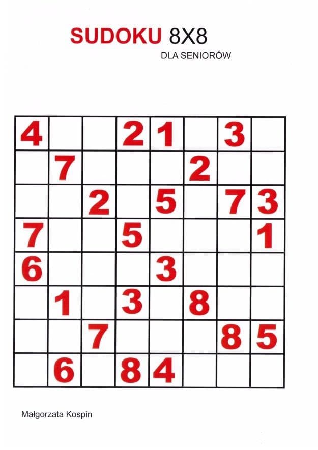 Sudoku dla seniorów 8x8