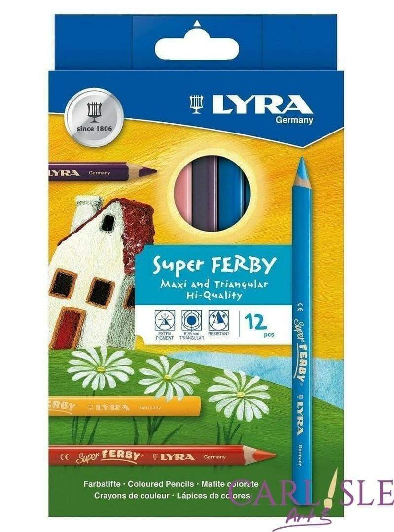 Farby plakatowe Lyra 12 kolorów blister 121x203 mm